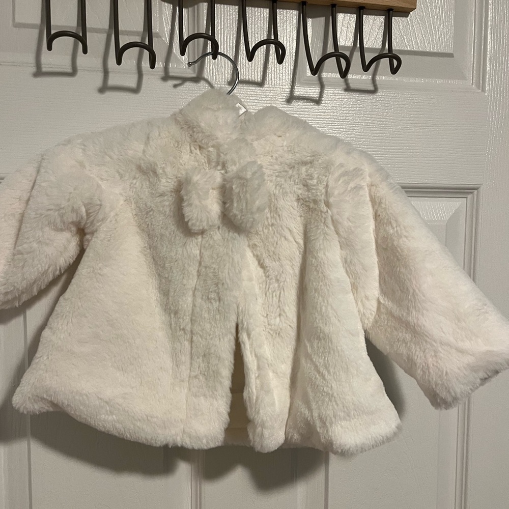 Beautiful 9mo. Faux Fur Baby Jacket
